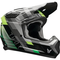 Thor Adult Unisex Fleet Camber Helmet MX L Black Green