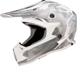 Moose Racing Youth Unisex F.I. Agroid Camo MIPS® Helmet MX S Gray White