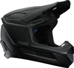 Thor Youth Unisex Youth Fleet Blackout Helmet MX M Black Satin