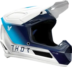 Thor Women Youth Unisex Youth Fleet Storm Helmet MX S Blue White