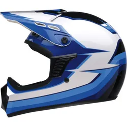 Z1R Child Unisex Dirt Maxx Helmet MX S M Blue White