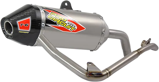 Pro Circuit SS Ti Exhaust Muffler System CF Tip w SA
