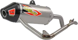Pro Circuit SS Ti Exhaust Muffler System CF Tip w SA