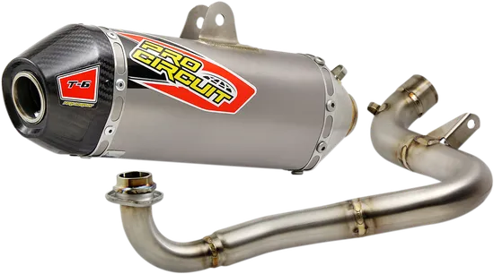 Pro Circuit SS Ti Exhaust Muffler System CF Tip w SA