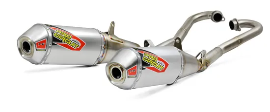 Pro Circuit Dual Stainless Steel T6 Exhaust Muffler System