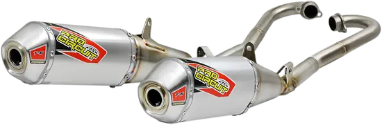 Pro Circuit Dual Stainless Steel T6 Exhaust Muffler System