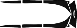 WSM Black Traction Mat Foot Pad for Kawasaki Jet Ski Ultra 250-300