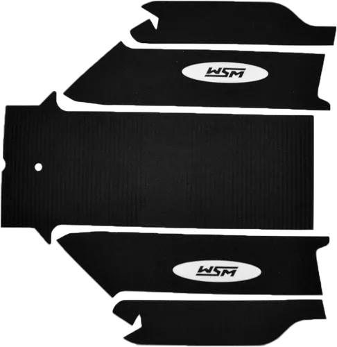 WSM Black Traction Mat Foot Pad for Yamaha WaveRunner Superjet 700