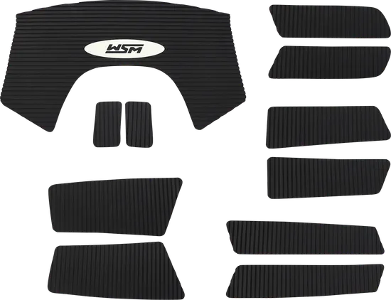 WSM Black Traction Mat Foot Pad for Yamaha WaveRunner 760-1200