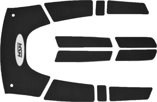 WSM Black Traction Mat Foot Pad for Yamaha WaveRunner 760-1200