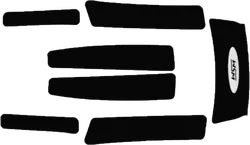 WSM Black Traction Mat Foot Pad for Yamaha WaveRaider 760-1100