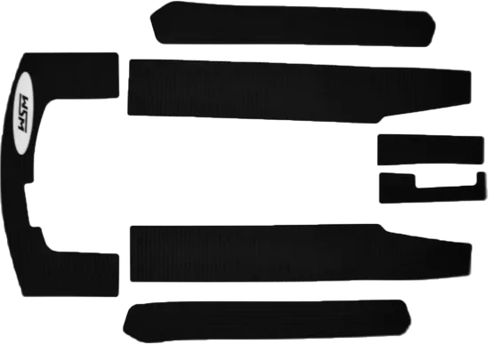 WSM Black Traction Mat Foot Pad for Yamaha WaveRunner III 650-700