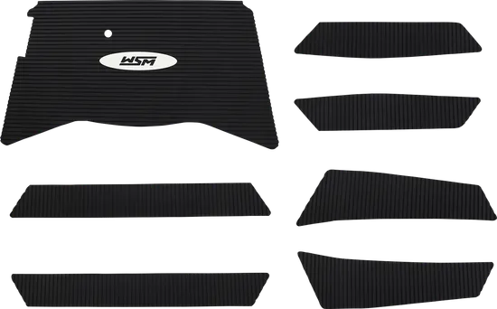 WSM Black Traction Mat Foot Pad for Yamaha WaveRunner 1050-1800