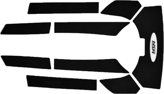 WSM Black Traction Mat Foot Pad for Sea-Doo GTI GTX 720-951