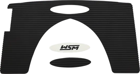 WSM Black Traction Mat Foot Pad for Sea-Doo RXP 155-255