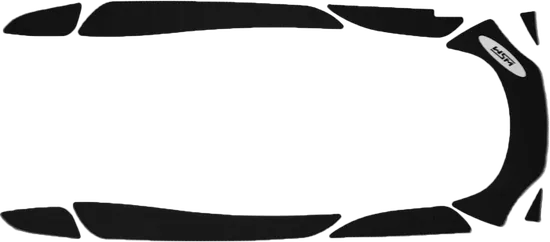 WSM Black Traction Mat Foot Pad for Sea-Doo Wake GTI 130-155