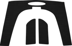 WSM Black Traction Mat Foot Pad for Sea-Doo GTS GTI GTR Wake
