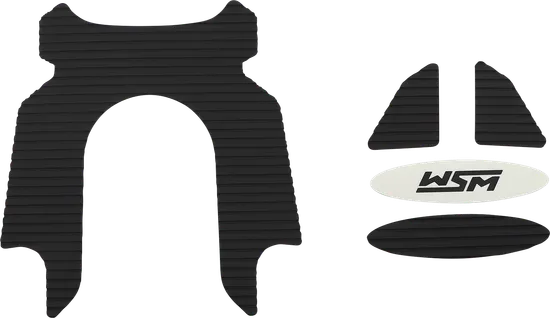 WSM Black Traction Mat Foot Pad for Sea-Doo GTX RXT Wake Pro