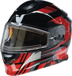 Z1R Adult Unisex Solaris 2.0 First Track Helmet Modular XL Red Black