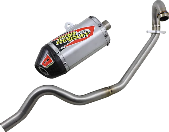 Pro Circuit T4 Full Exhaust Muffler w CF Spark Arrestor