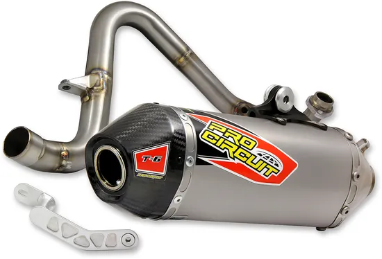 Pro Circuit SS Ti Exhaust Muffler System CF Tip w SA