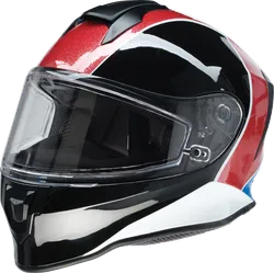 Z1R Youth Unisex Warrant 2.0 Fresh Pow Helmet Full Face M Red Black