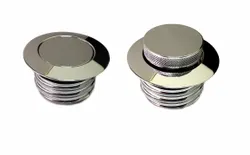 Harddrive Chrome Pop Up Screw In Gas Fuel Petrol Cap