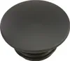 Harddrive Matte Black Smooth Screw In Vented Gas Cap