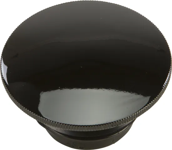 Harddrive Gloss Black Smooth Screw In Non Vented Gas Fuel Petrol Cap