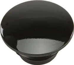 Harddrive Gloss Black Smooth Screw In Non Vented Gas Fuel Petrol Cap
