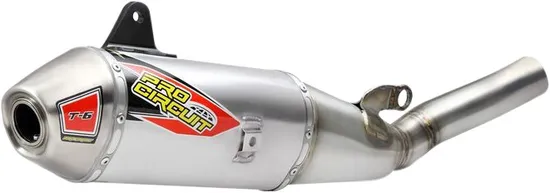 Pro Circuit Dual Stainless Steel Slip On Muffler Exhaust Silencer