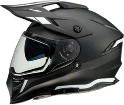 Z1R Adult Unisex Range Uptake Helmet Dual Sport XL Black White