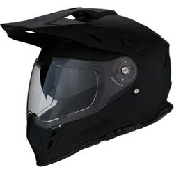 Z1R Adult Unisex Range 2.0 Helmet Dual Sport M Black Satin