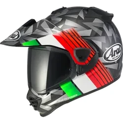 Arai Adult Unisex XD-5 Nation Helmet Italy Dual Sport XS Red Green Black
