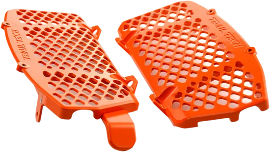 Trail Tech Orange Front Radiator Debris Grill Guard Vented