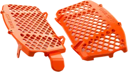 Trail Tech Orange Front Radiator Debris Grill Guard Vented