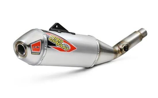 Pro Circuit Stainless Steel T6 Slip On Muffler Exhaust Silencer