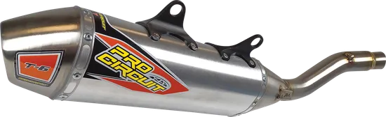 Pro Circuit Stainless Steel T6 Slip On Muffler Exhaust Silencer