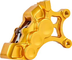 Arlen Ness 6-Piston Front Right Brake Caliper 14in. Gold