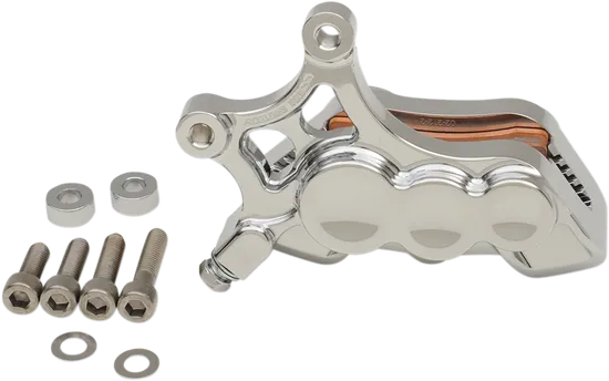Arlen Ness 6-Piston Front Right Brake Caliper 14in. Chrome