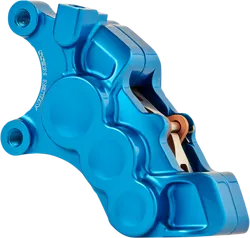 Arlen Ness 6-Piston Front Left Brake Caliper 11.8in. Blue