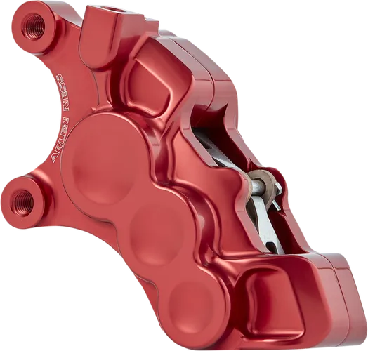 Arlen Ness 6-Piston Front Left Brake Caliper 11.8in. Red