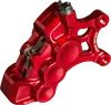 Arlen Ness 6-Piston Front Left Brake Caliper 11.8in. Red