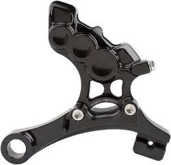Arlen Ness 4-Piston Rear Brake Caliper 11.8in. Black w Bracket