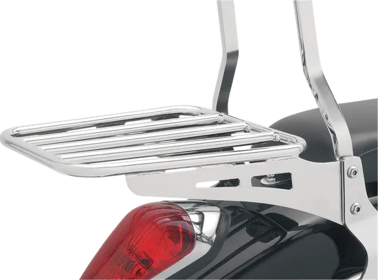 Cobra Chrome Tubular Sissy Bar Luggage Rack