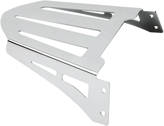 Cobra Chrome Laser Cut Sissy Bar Formed Luggage Rack