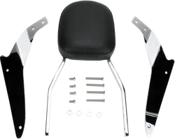 Cobra Chrome Steel Standard Square Sissy Bar Kit
