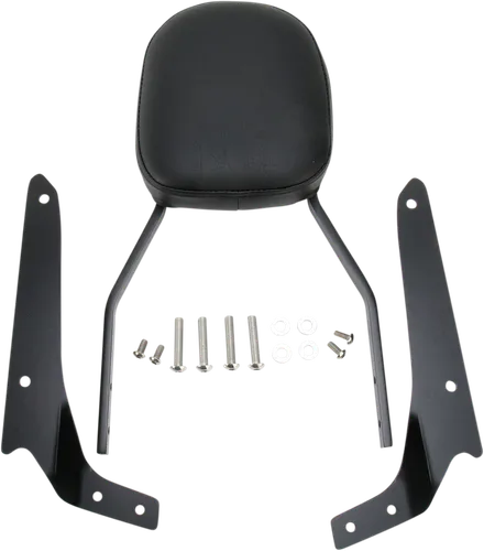 Cobra Black Steel Standard Square Sissy Bar Kit 1