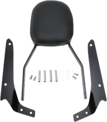 Cobra Black Steel Standard Square Sissy Bar Kit