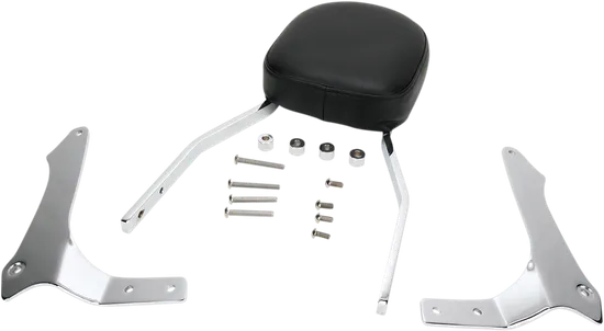 Cobra Chrome Steel Standard Square Sissy Bar Kit